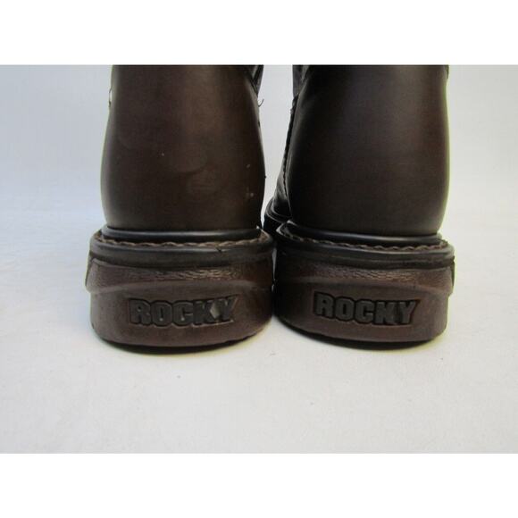 Rocky Mens Size 10.5 M Brown Leather Cowboy Western Boots main image 4